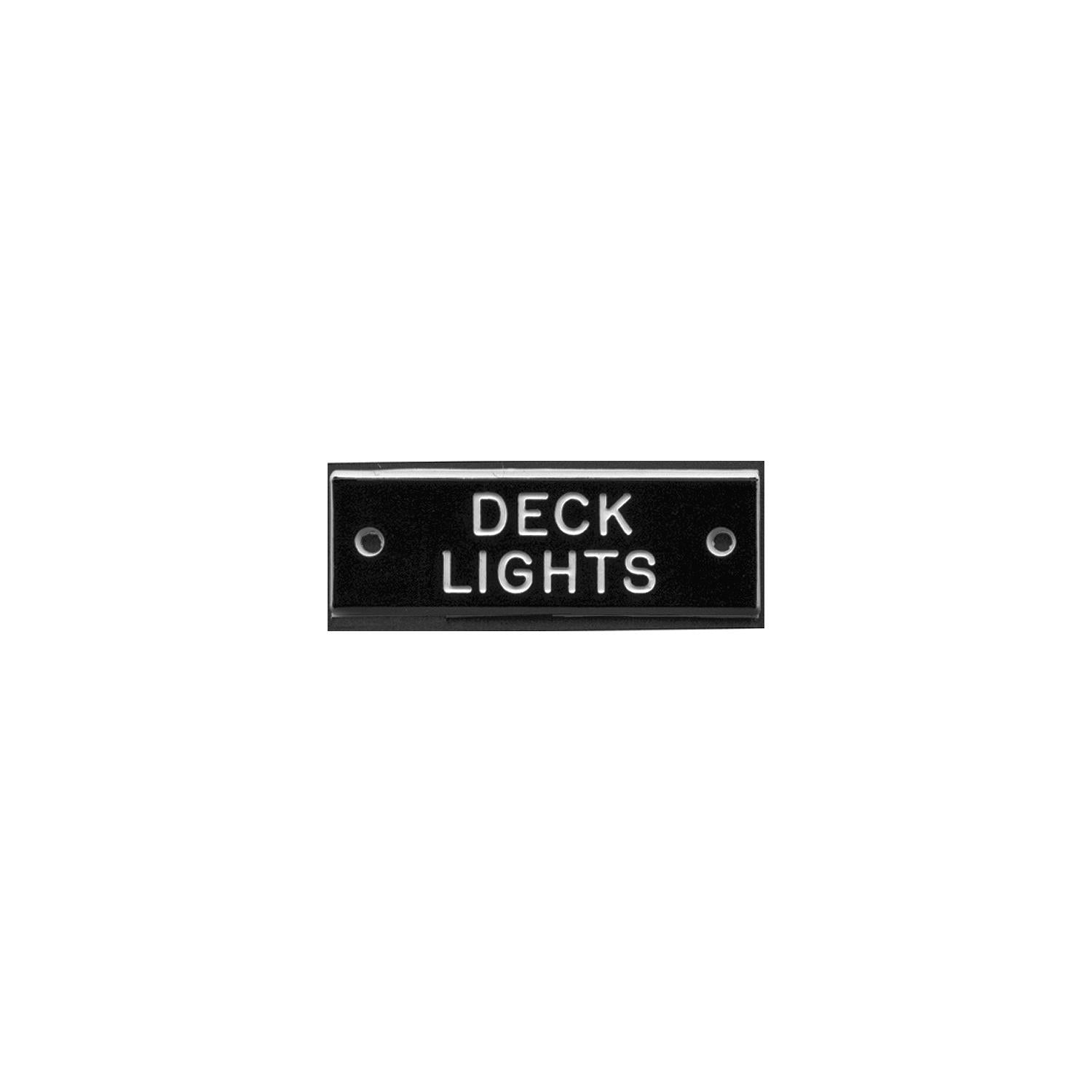 Deck Light Identi-Plate, 5 Pack