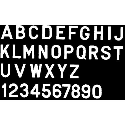 3" Letter-White "Q", 10 Pack
