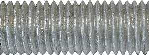 PFC TR-1004 Threaded Rod, 5/8-11 in Thread, 3 ft L, A Grade, Carbon Steel, Galvanized, NC Thread
