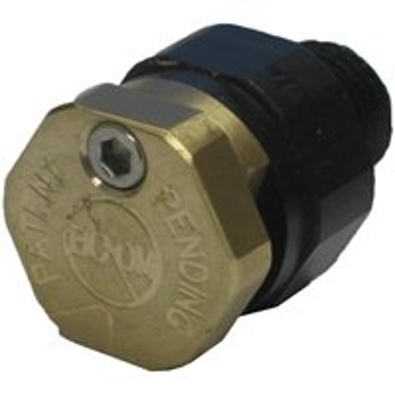 Valley Industries BN2BP125FWX-CS Boomless Nozzle, Specifications: 3/8 in MPT, 1/8 in Orifice, Polypropylene