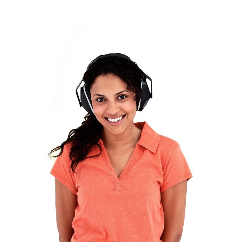 3M 20 dB Cup Ear Muffs Black 1 pk