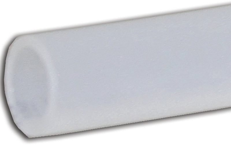Abbott Rubber T16 Series T16004001/9001P Pipe Tubing, 1/4 in OD, Plastic, Translucent Milky White, 100 ft L