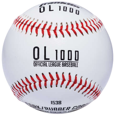 Franklin Official League White Synthetic Baseball 1 pk, Pack of 12