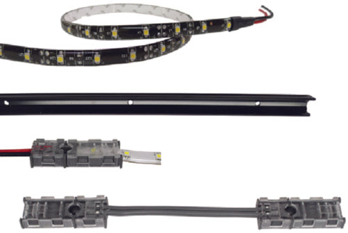 Manufacturer's Select TPE123050012KIT Astra 16' Flexible LED Linear Light, Warm White