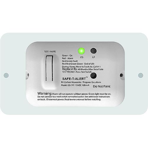 MTI Industries 85741WT 85 Series Safe-T-Alert CO/Propane Alarm, White