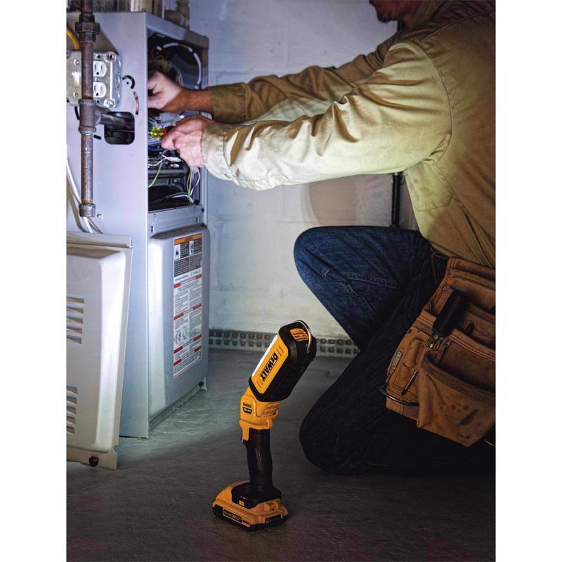 DeWalt 20V MAX 1000 lm Black/Yellow LED Hand Held Area Light
