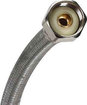 Fluidmaster 1FV36 Water Supply Connector, 3/8 x 1/2 in, Compression x FIP