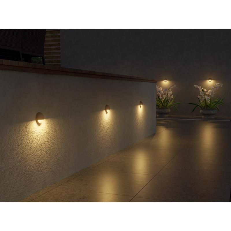 NEBO Low Voltage 2.5 W LED Wall/Pillar Light 1 pk