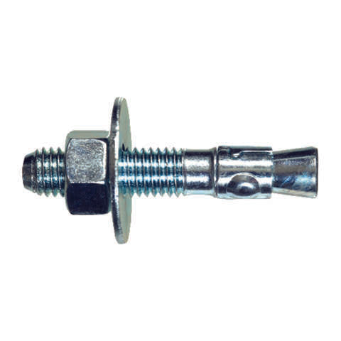 HILLMAN 5/8 in. D X 4-1/2 in. L Steel Round Head Wedge Anchor 10 pk