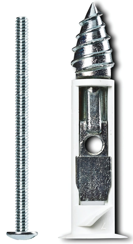Cobra Anchors 363S Driller Toggle Bolt, 2 in L, Zinc, 100 lb