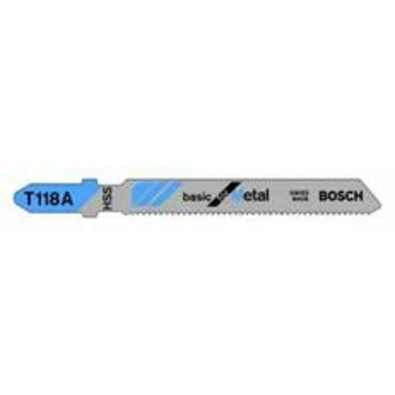 Bosch T118A Jig Saw Blade, 2-5/8 in L Working, 3-5/8 in L