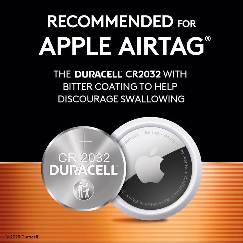 Duracell Lithium Coin 2032 3 V 210 mAh Security and Electronic Battery 2 pk, Pack of 6
