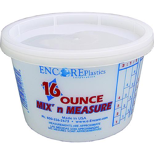 1 Pt Mix'N Measure Plast Pail