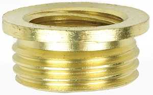 Jandorf 60147 Lamp Reducer, Specifications: 3/8 in M x 1/4 in F, Brass