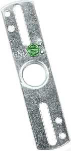 Jandorf 60209 Flat Crossbar, 4 in L Dimensions, Specifications: 3/8 IP Thread, Zinc