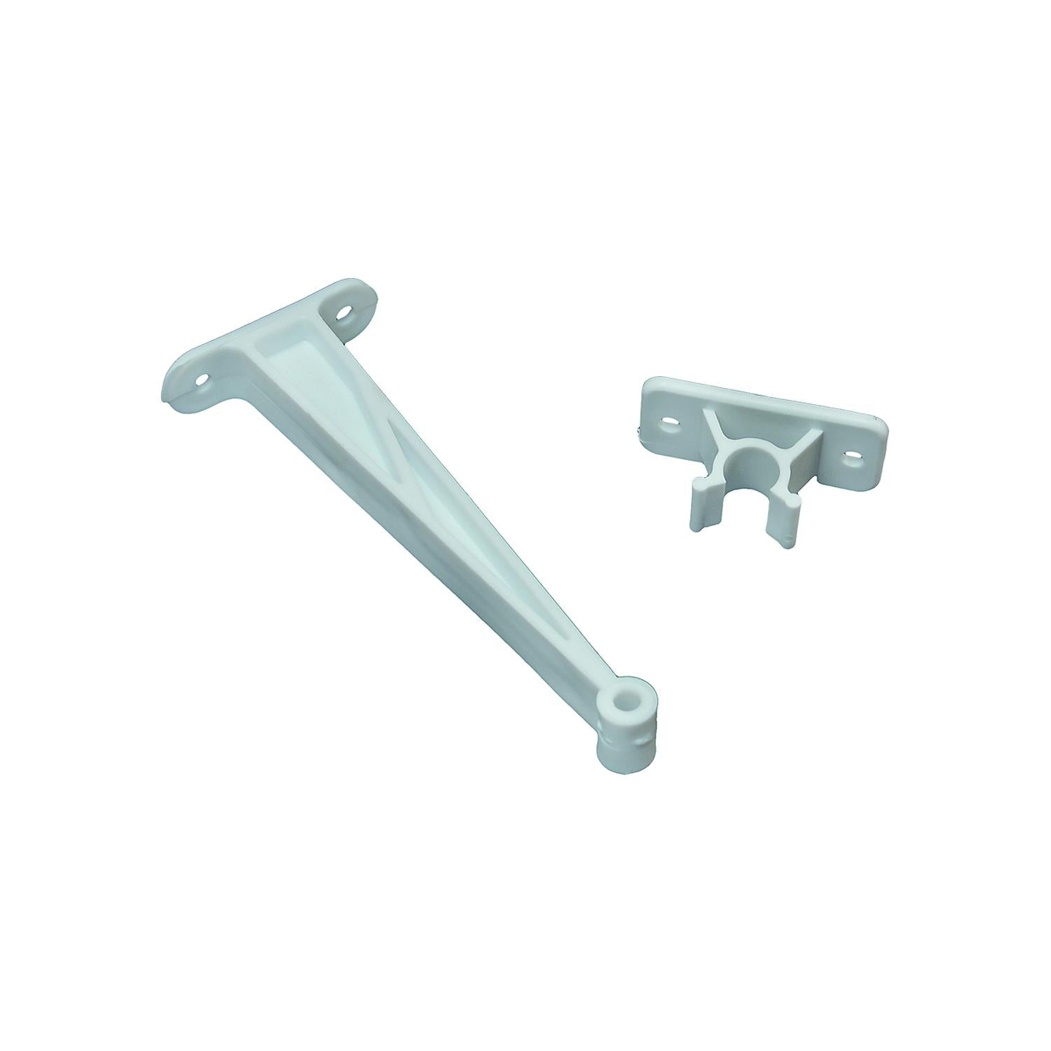 DOOR HOLDER PLSTC CLP 5-1/2WHT