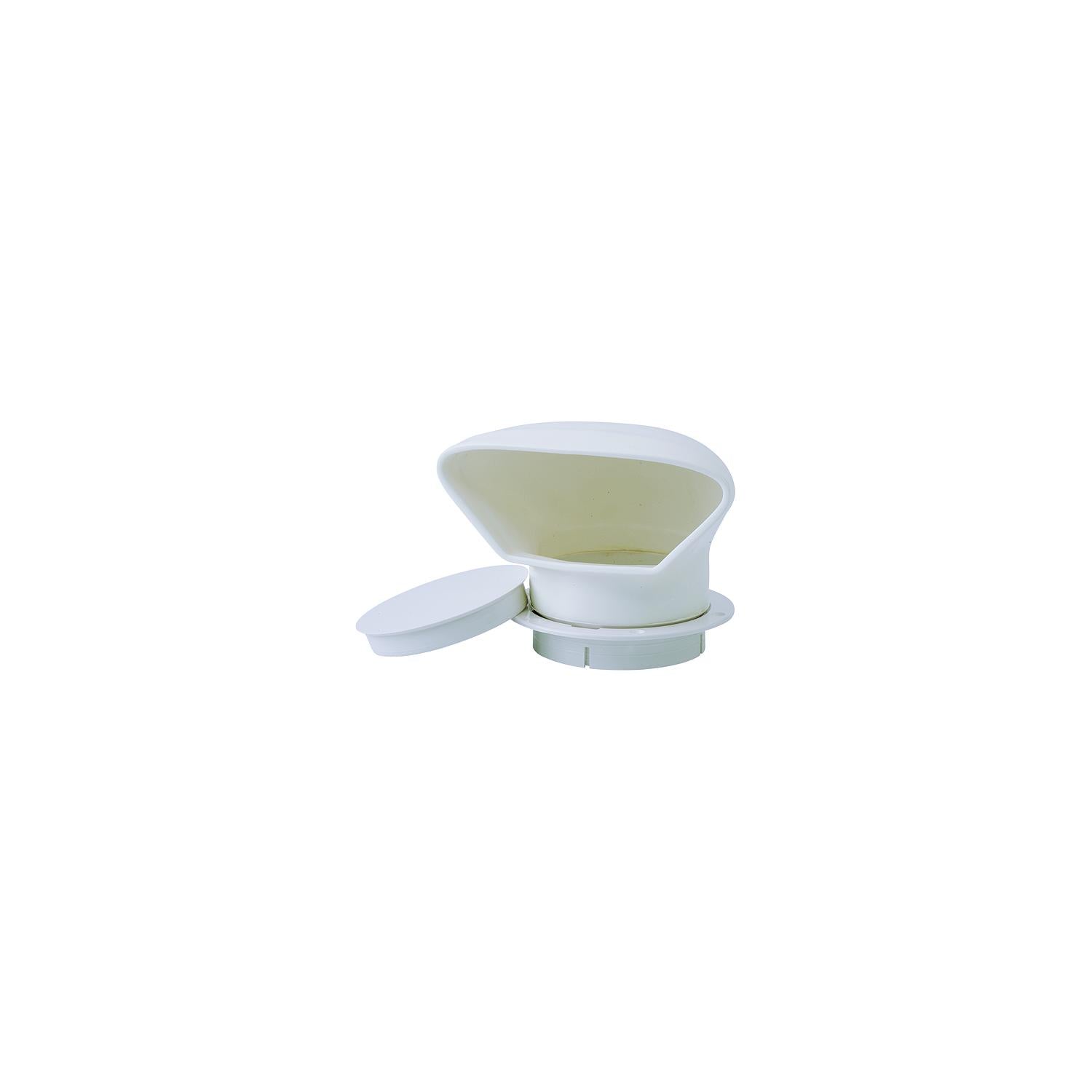 SeaDog 7271323 PVC Low Profile Cowl Vent & Snap On Deck Plate