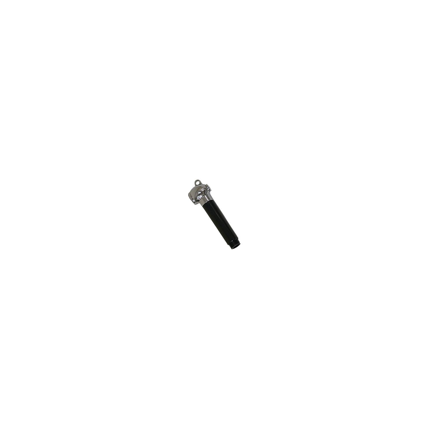 Scandvik 10297 Straight Brass and ABS Push-Buttom Sprayer Handle Only, Black