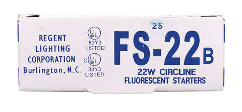 Satco 22 W Fluorescent Starter, Pack of 25