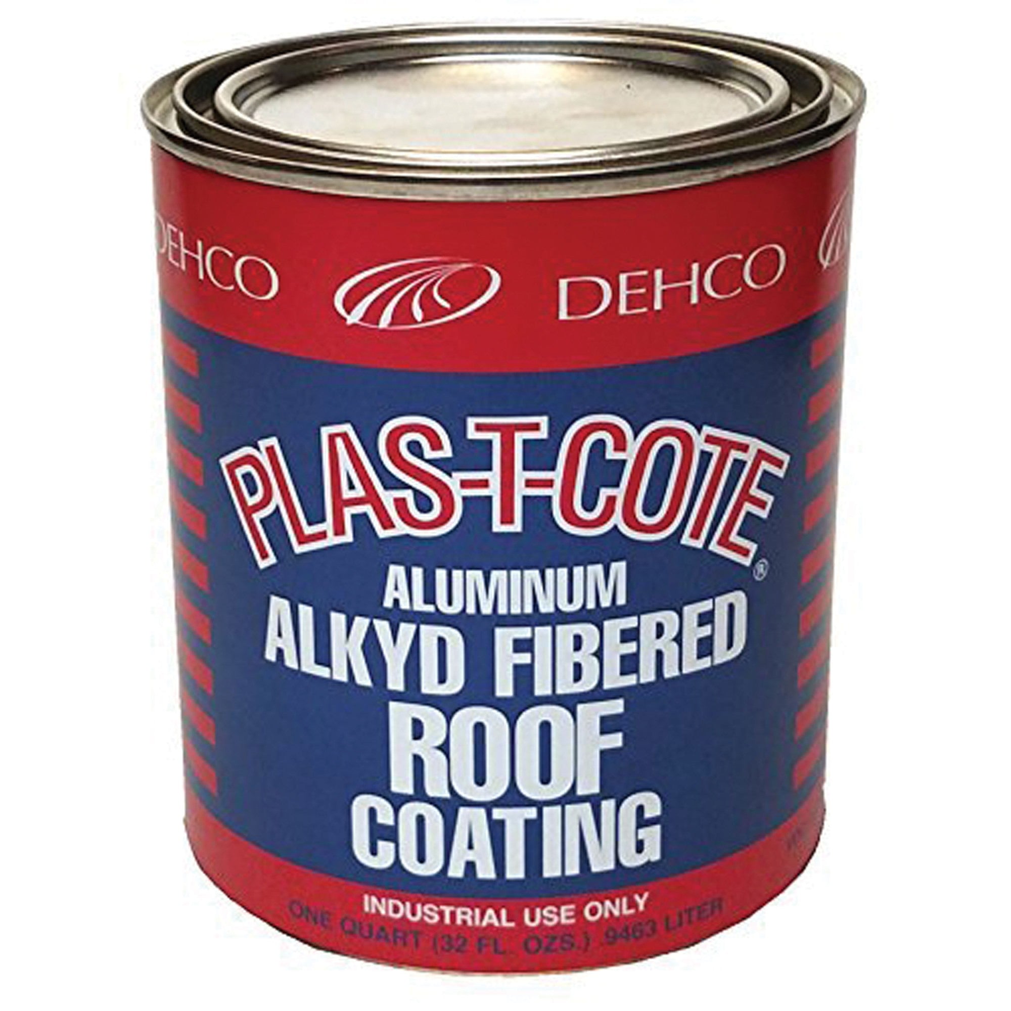 Heng's 43032 Alkyd Fibered Roof Coating, Aluminum, Qt.
