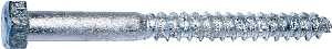 Midwest Fastener 05598 Lag Screw, 1/2 in Thread, 2 Grade, Galvanized