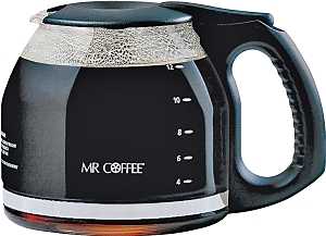 Sunbeam PLD12RB4 Coffee Decanter, 12 Cup Capacity, Glass, Black