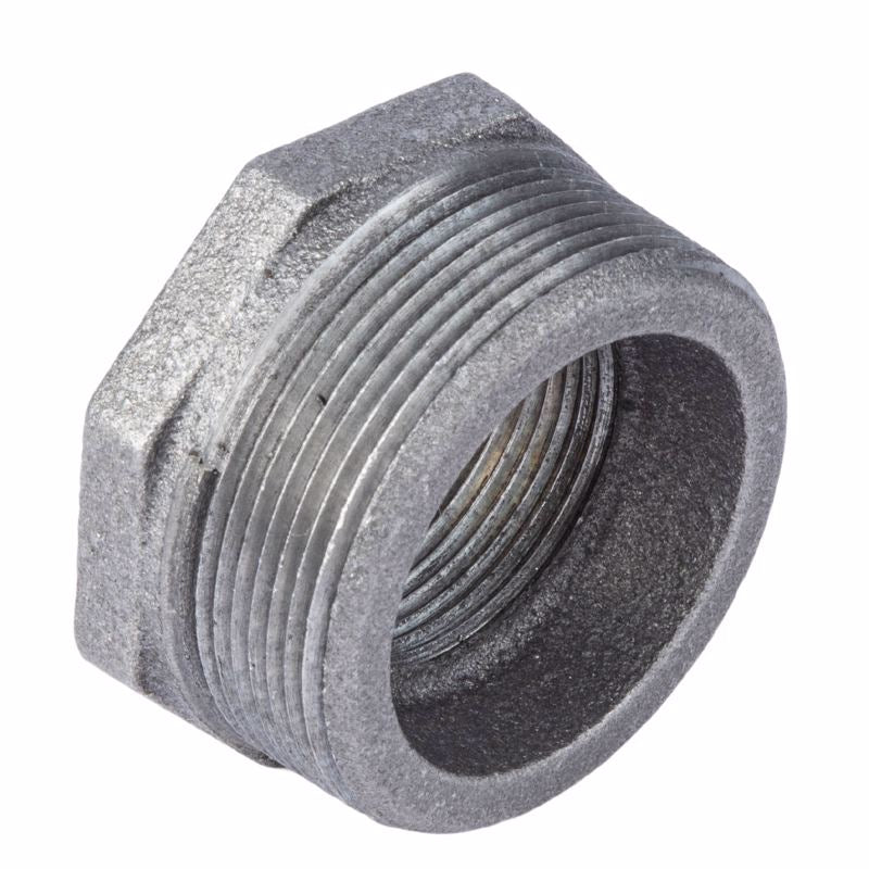 STZ Industries 2 in. MIP each X 1-1/4 in. D FIP Black Malleable Iron Hex Bushing