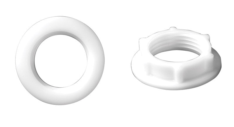 Danco Ballcock Shank Nut White Plastic, Pack of 5