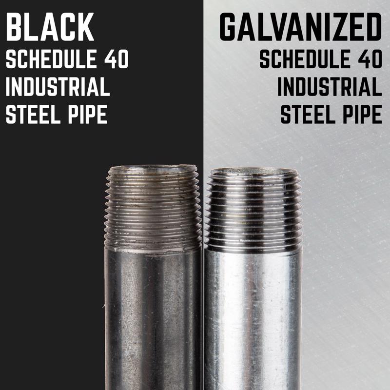 STZ Industries 2 in. MIP each X 2 in. D MIP Galvanized Steel 2-1/2 in. L Nipple