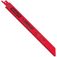 Diablo DS0930CGX Series Reciprocating Saw Blade, Applicable Materials: Cast Iron, Fiber Cement, Fiberglass, Masonry