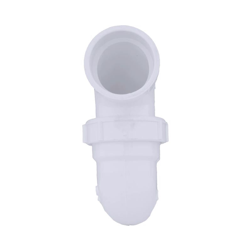 Charlotte Pipe Schedule 40 1-1/2 in. Hub X 1-1/2 in. D Hub PVC P-Trap with Union 1 pk