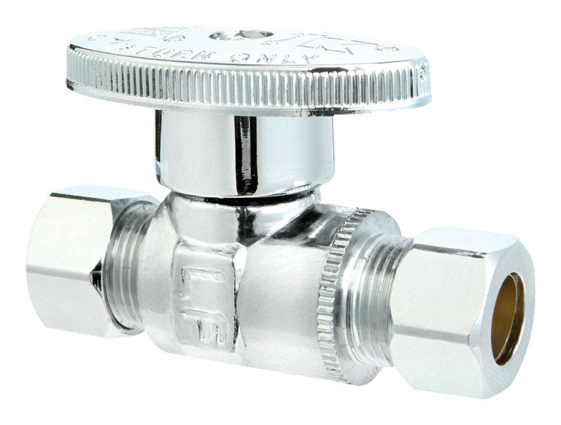 Ace Compression Compression Brass Straight Stop Valve