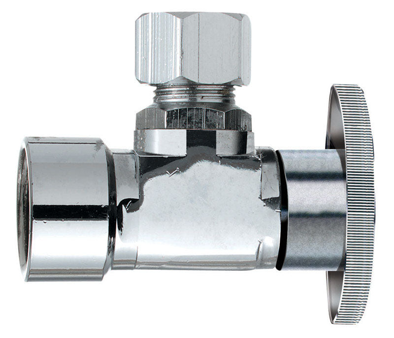 Keeney FIP Compression Brass Angle Stop Valve, Pack of 24