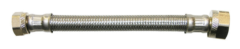 Ace 3/8 in. Compression X 1/2 in. D FIP 24 in. Stainless Steel Faucet Supply Line, Pack of 5