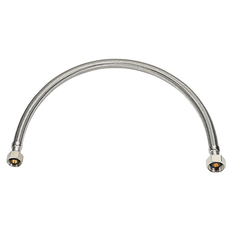 Ace 1/2 in. Compression X 1/2 in. D FIP 24 in. Stainless Steel Faucet Supply Line, Pack of 5