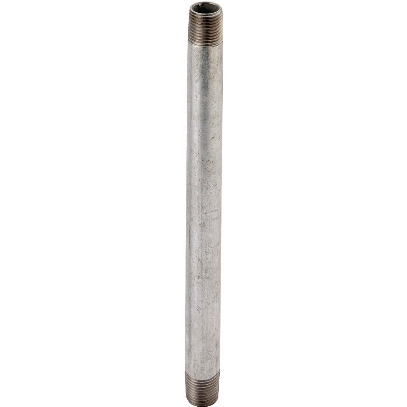 ProSource GN 3/4X24-S Pipe Nipple, 3/4 in, Threaded, Steel, 24 in L