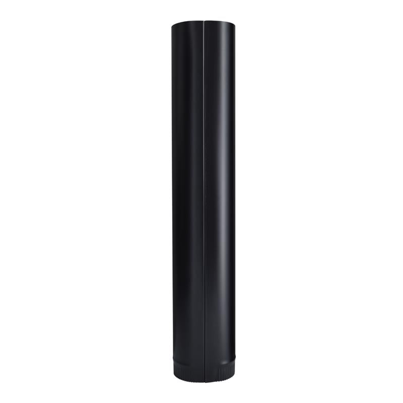 Imperial BM0120 Stove Pipe, 6 in Dia, 36 in L, Steel, Black, Pack of 10