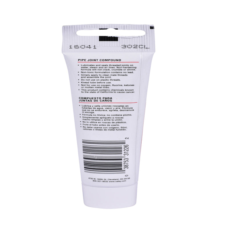 Oatey Gray Pipe Joint Compound 1 oz