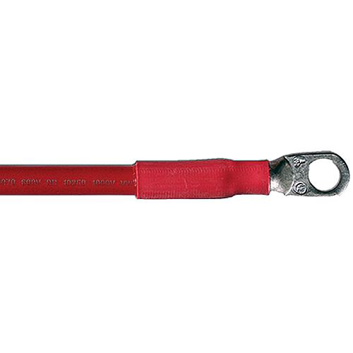 Cobra Wire A2004T0136IN Tinned Copper Battery Cable, 4 AWG, 36", Red