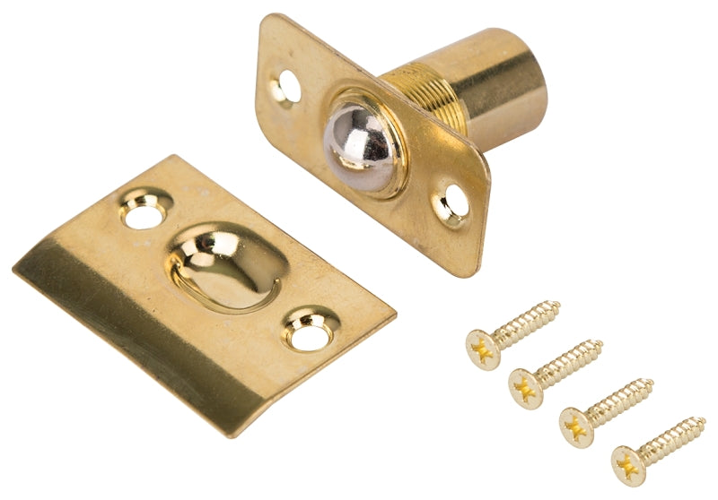 ProSource CB-04PB-PS Ball Catch, Brass, Polished Brass, Brass