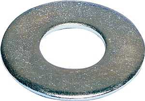 Midwest Fastener 03837 Washer, Flat, 5/16 in ID, Zinc, Zinc, USS Grade, 390/PK