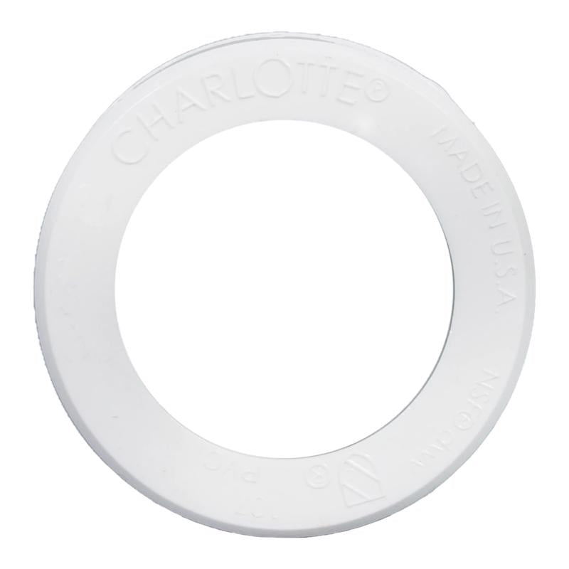 Charlotte Pipe Schedule 40 1-1/2 in. Spigot X 1-1/4 in. D Hub PVC Flush Bushing 1 pk