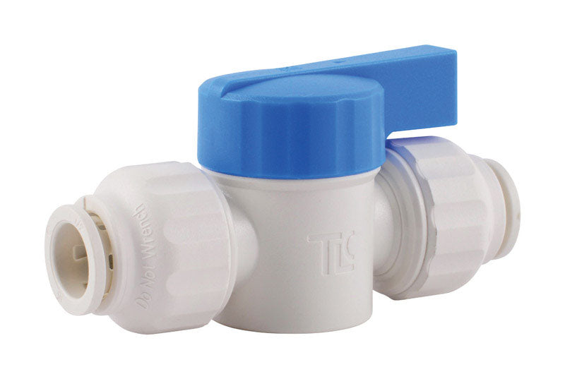 SharkBite Quick Connect Push to Connect 3/8 in. CTS X 3/8 in. D CTS Stope Valve