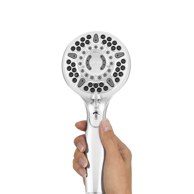 Waterpik PowerPulse Massge Chrome 6 settings Showerhead Combo 1.8 gpm
