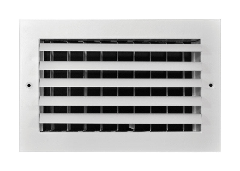 Tru Aire 10 in. H X 10 in. W 1-Way White Aluminum Wall/Ceiling Register