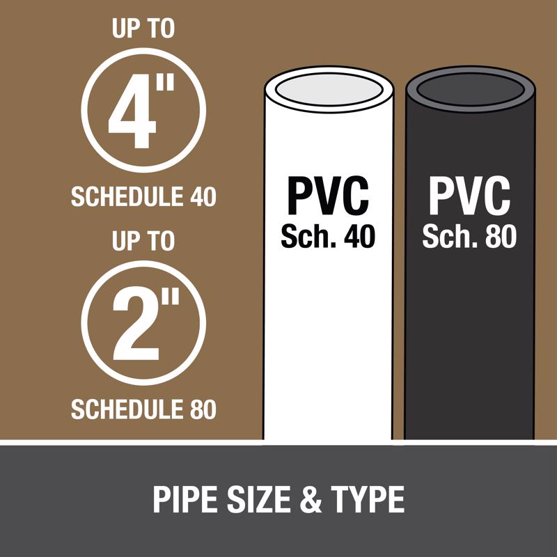 Oatey Clear Cement For PVC 4 oz