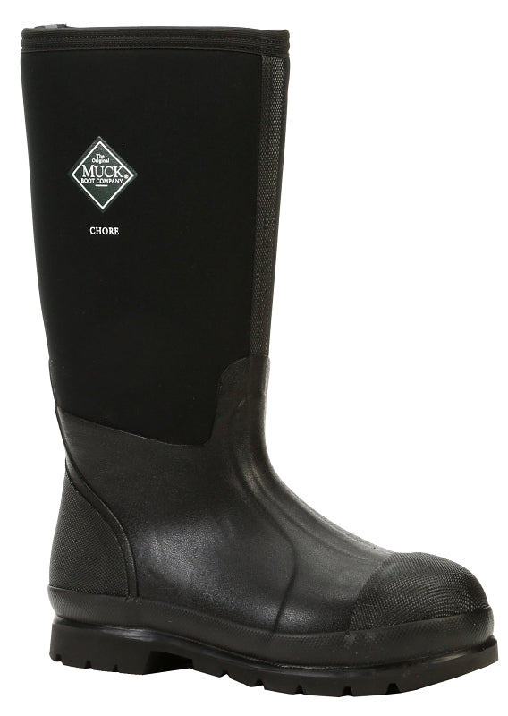 Muck CHORE Series CHH-000A-BL-090 Boots, 9, Black, Rubber Upper