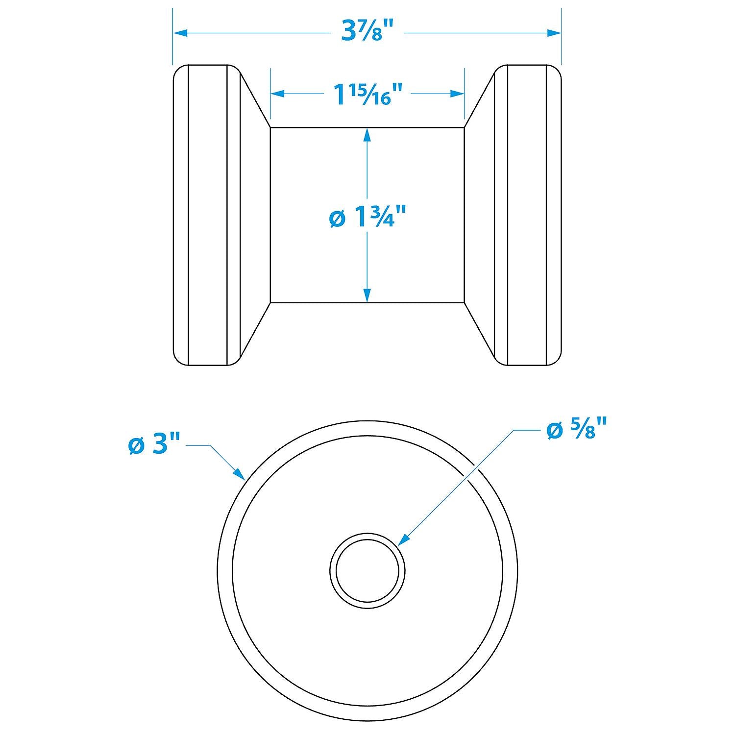 Spool Roller 4-5/8