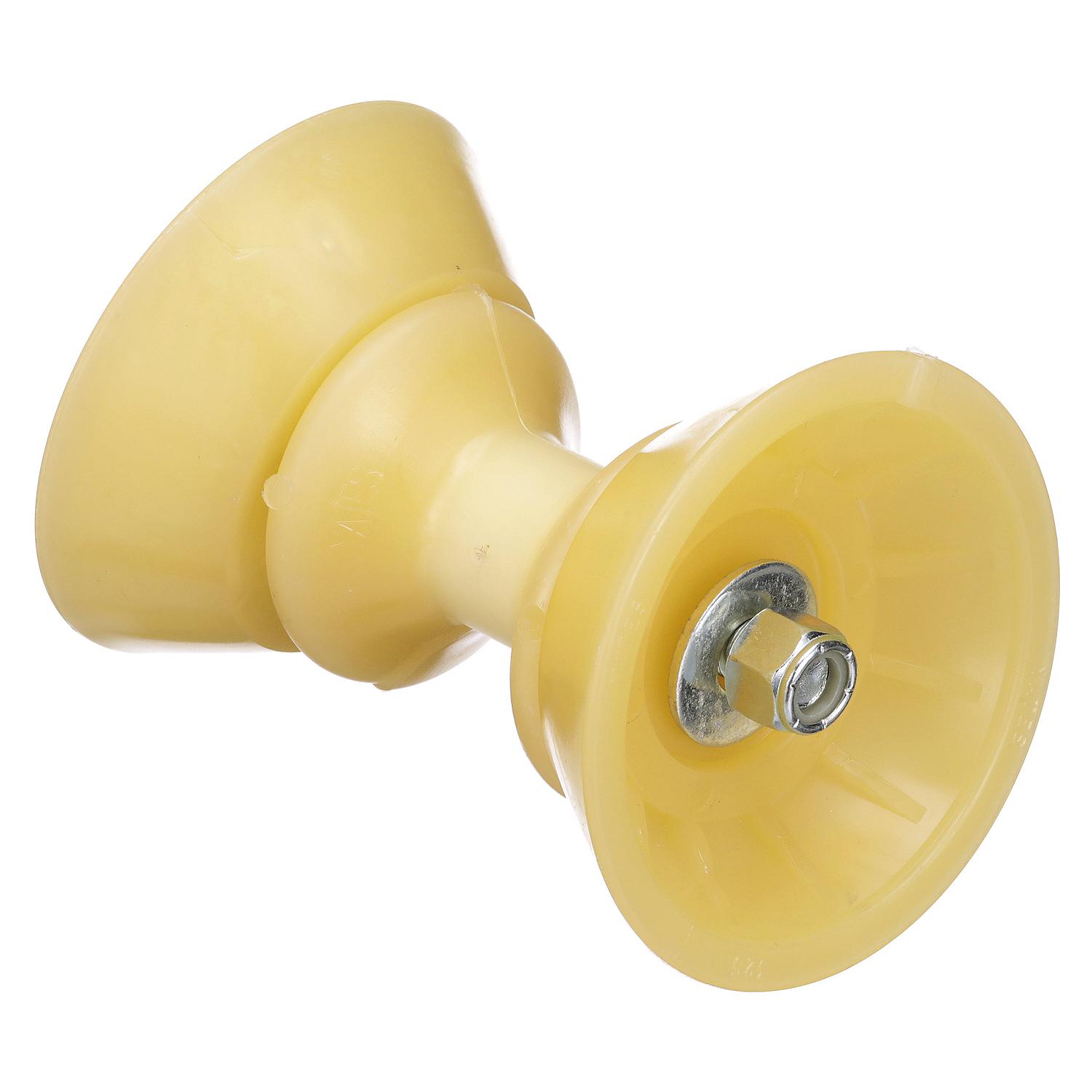 Seachoice Non-Marking TP Yellow Rubber Bow Roller With Bells 1/2" ID