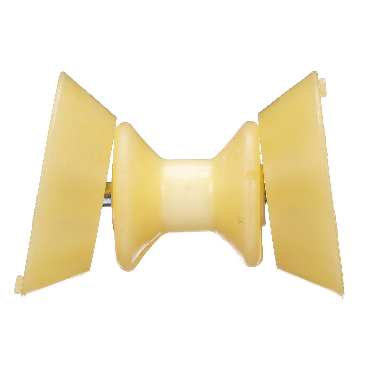 Seachoice Non-Marking TP Yellow Rubber Bow Roller With Bells 1/2" ID
